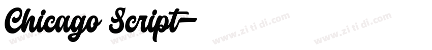Chicago Script字体转换 Chicago Script字体转换